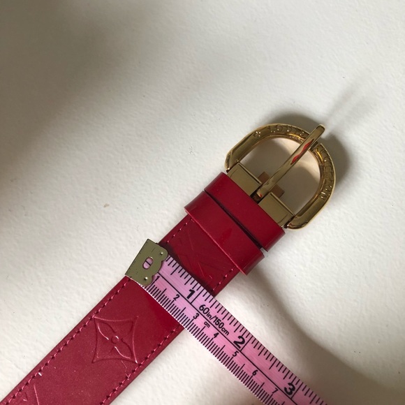 Louis Vuitton Monogram Vernis patent leather belt. Purchased in Palm Bch shop. - Picture 10 of 11